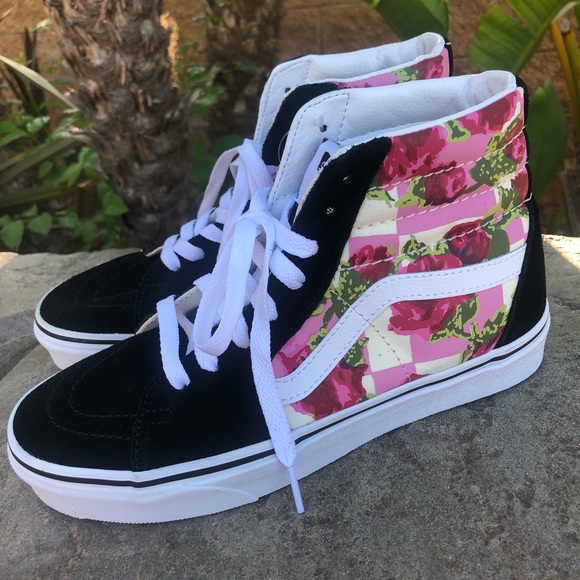 Vans Shoes - Vans Romantic Floral Rose old skool hi top
